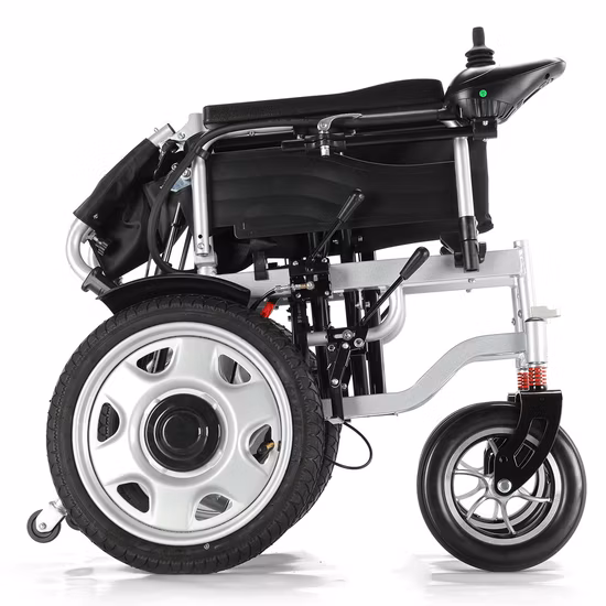 Electronic Folding Lightweight Reclining Electric Wheelchair for Disabled People